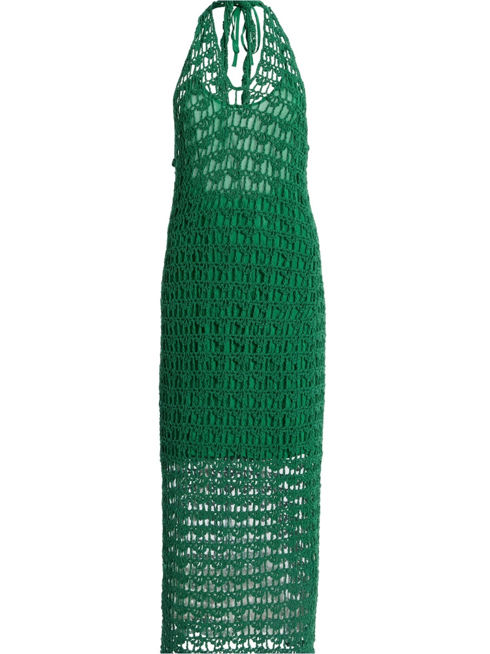 All That Remains Green Donna Cotton Crochet Dress Size 10 - Picture 5 of 10